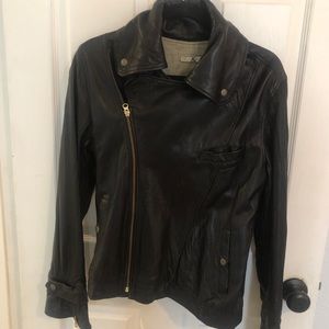 Leather jacket L
